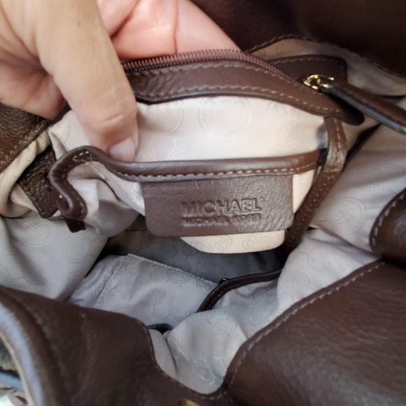 Michael Kors Hamilton North South Large Woven Satc - Picture 4 of 5